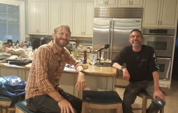 interviewing Dave Sperling of Dave's ESL Cafe fame in his LA home